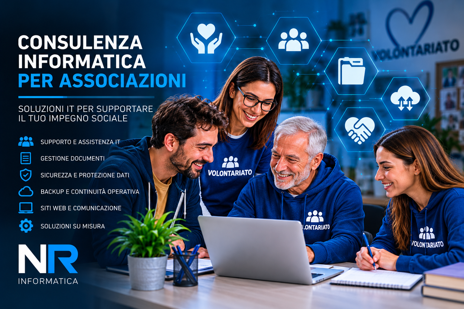 Consulenza informatica NR Informatica per associazioni ed Enti del Terzo Settore