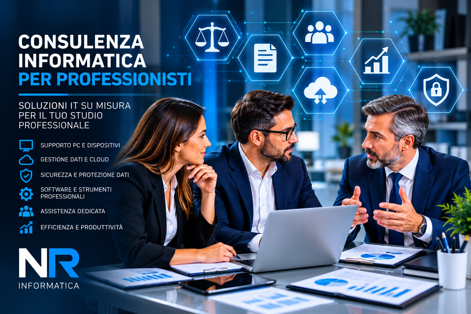 Consulenza informatica NR Informatica per professionisti e studi professionali